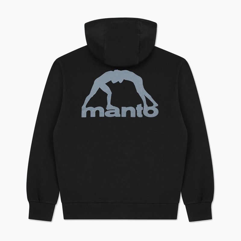 Bluza męska MANTO Peaceful Violence Hoody czarny 5