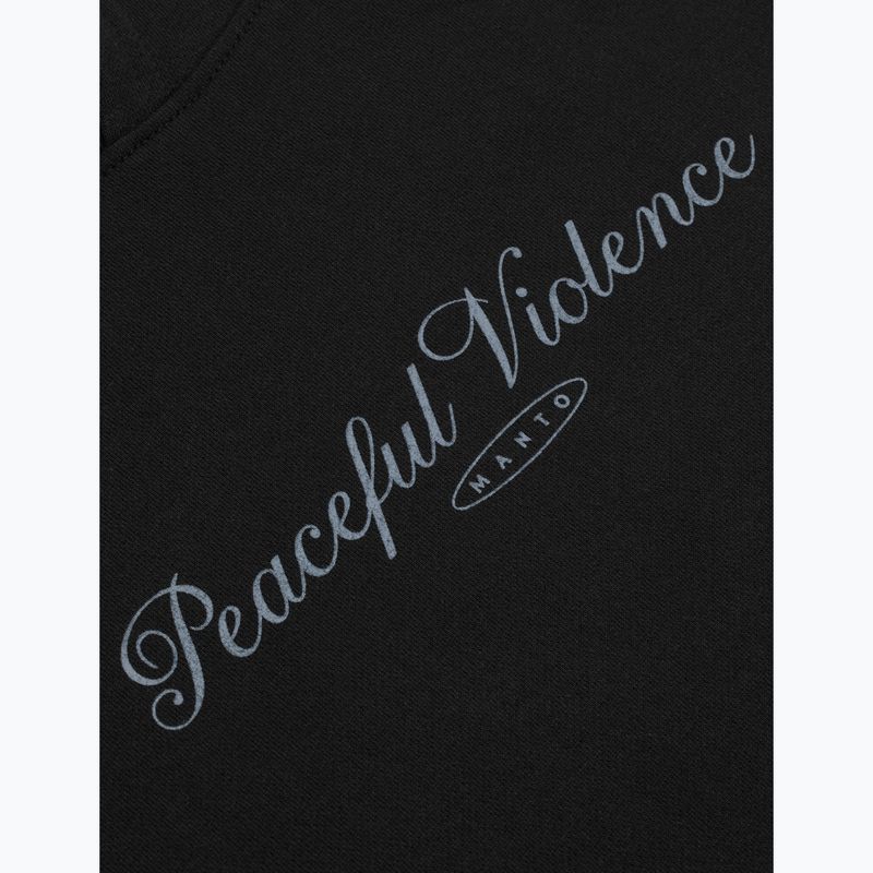 Bluza męska MANTO Peaceful Violence Hoody czarny 6