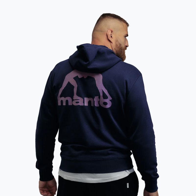 Bluza męska MANTO Peaceful Violence Hoody granatowy 2