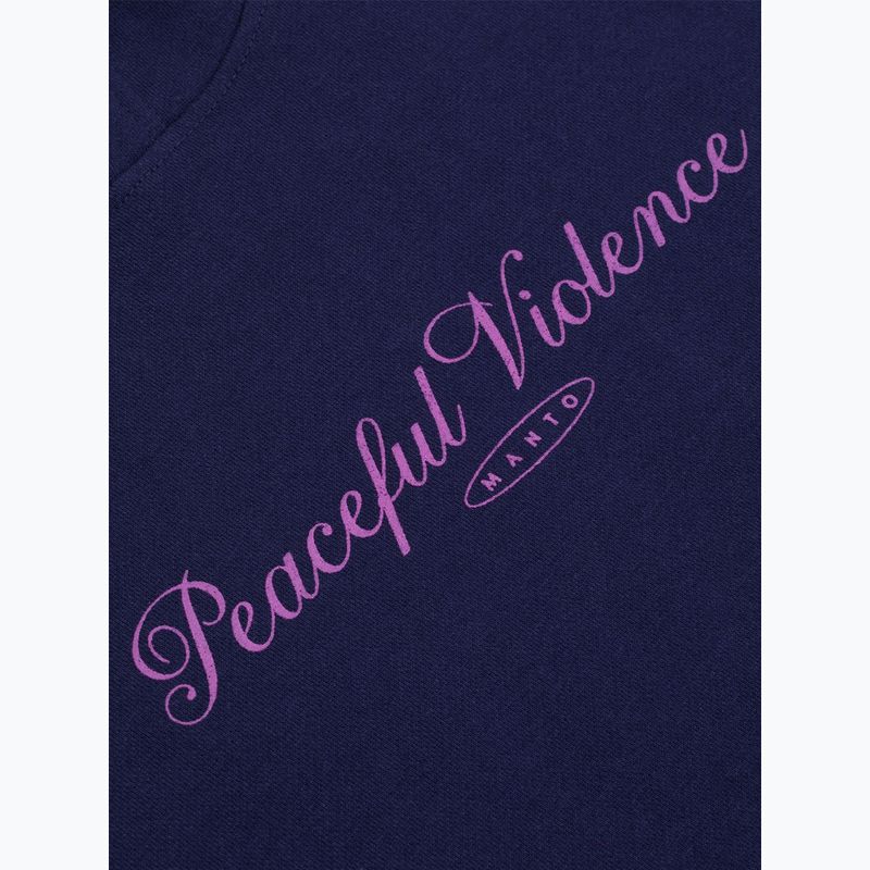 Bluza męska MANTO Peaceful Violence Hoody granatowy 7