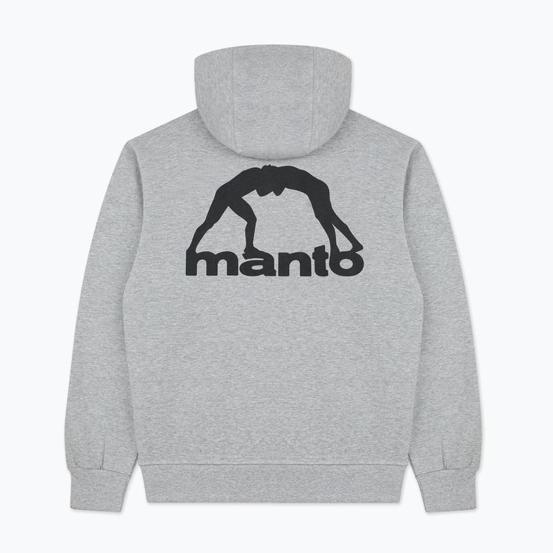 Bluza męska MANTO Peaceful Violence Hoody szary 5