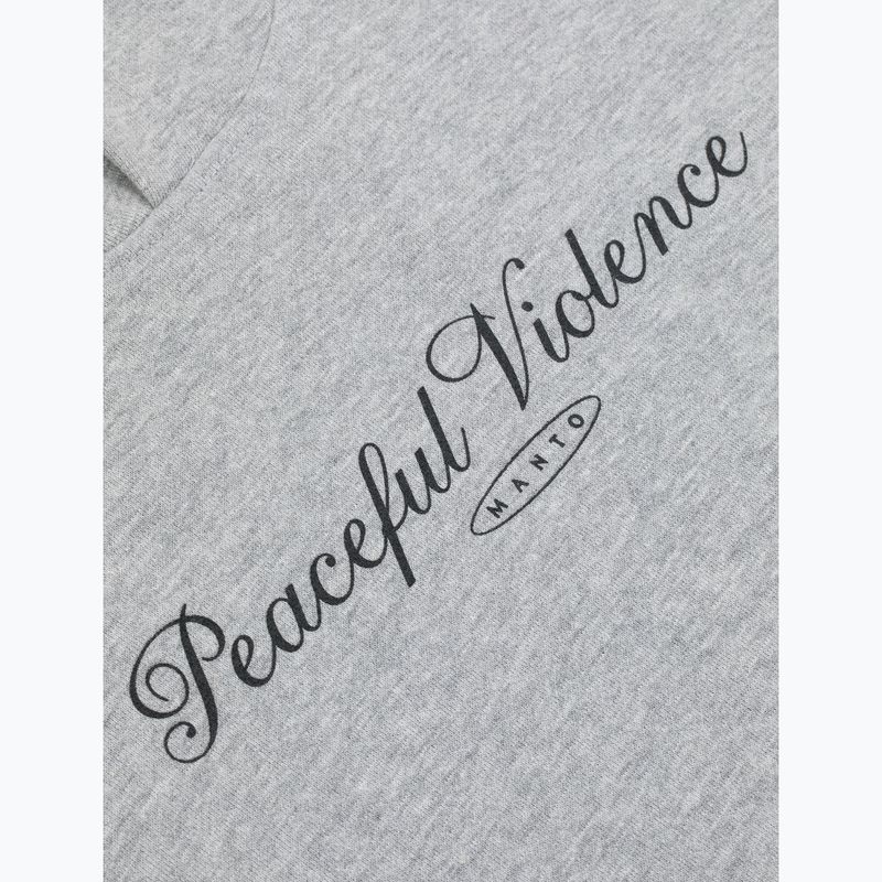 Bluza męska MANTO Peaceful Violence Hoody szary 6