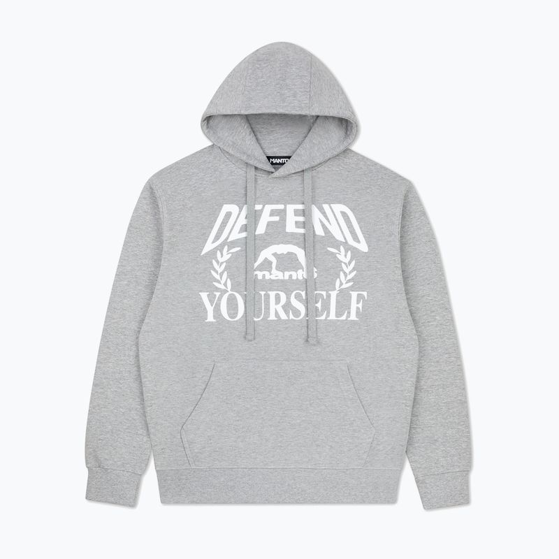 Bluza męska MANTO Defend Hoody szary 2