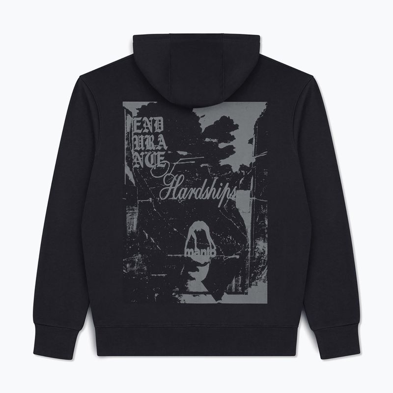 Bluza męska MANTO Resolve Hoody czarny 2