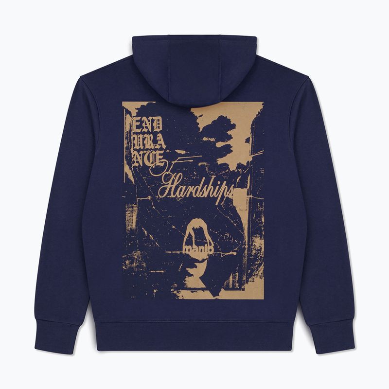 Bluza męska MANTO Resolve Hoody granatowy 2