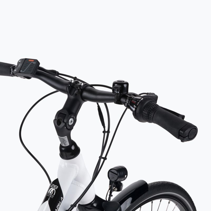 Rower elektryczny damski Romet Gazela RM 1 36V 12Ah 432Wh biały/czarny 5