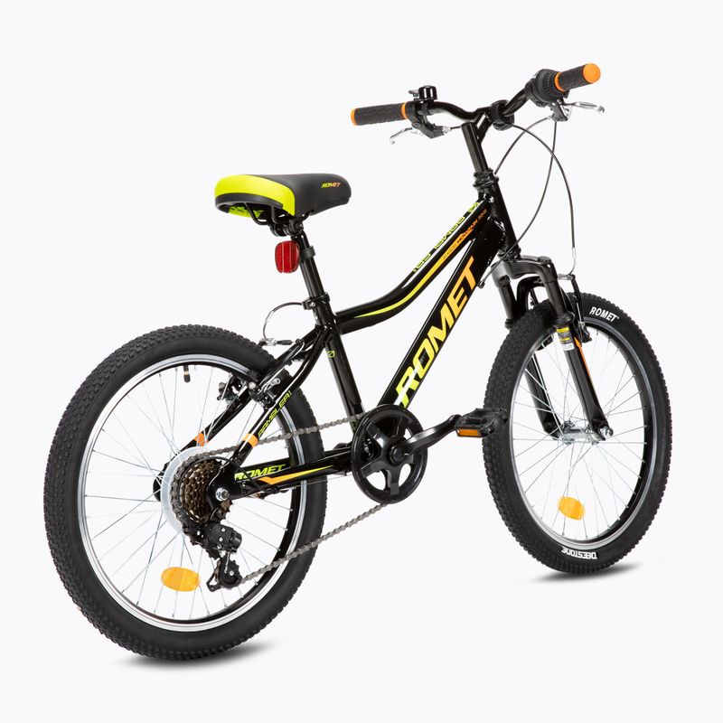 Rower dziecięcy Romet Rambler 20 Kid 2 czarny/pomarańczowy 3