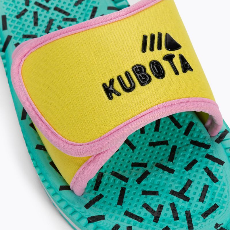Klapki Kubota KKRZ59 Vintage turkusowy 7