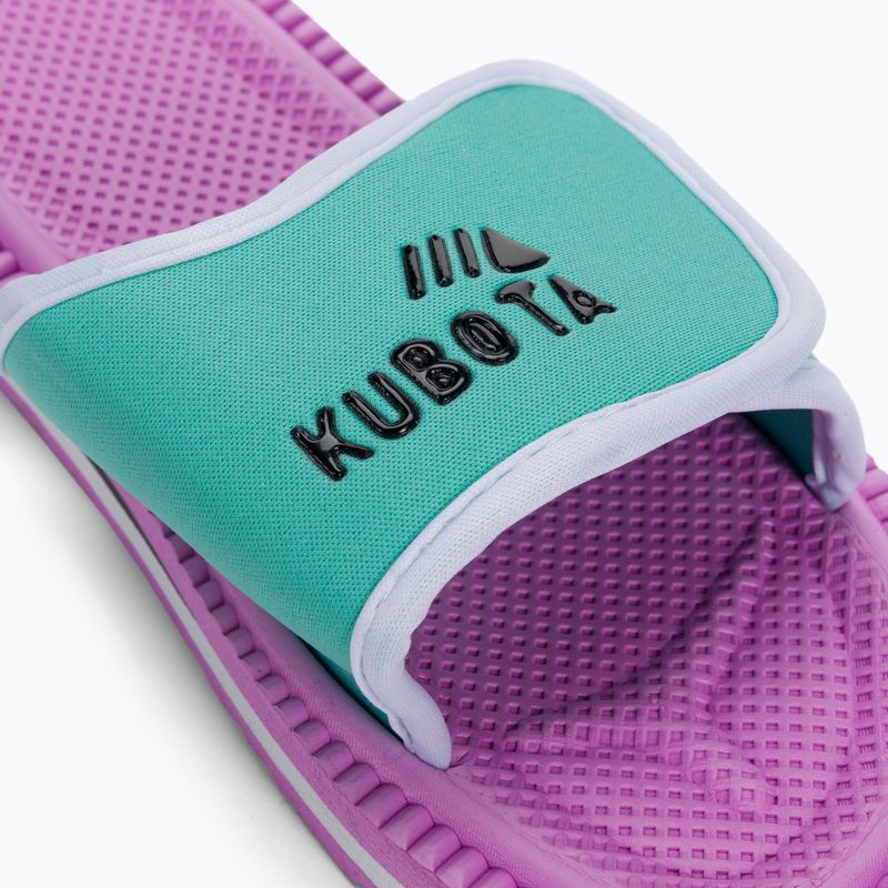 Klapki Kubota KKRZ65 fioletowy/turkusowy 7