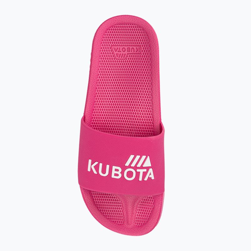 Klapki damskie Kubota Basic fuksjowy 6