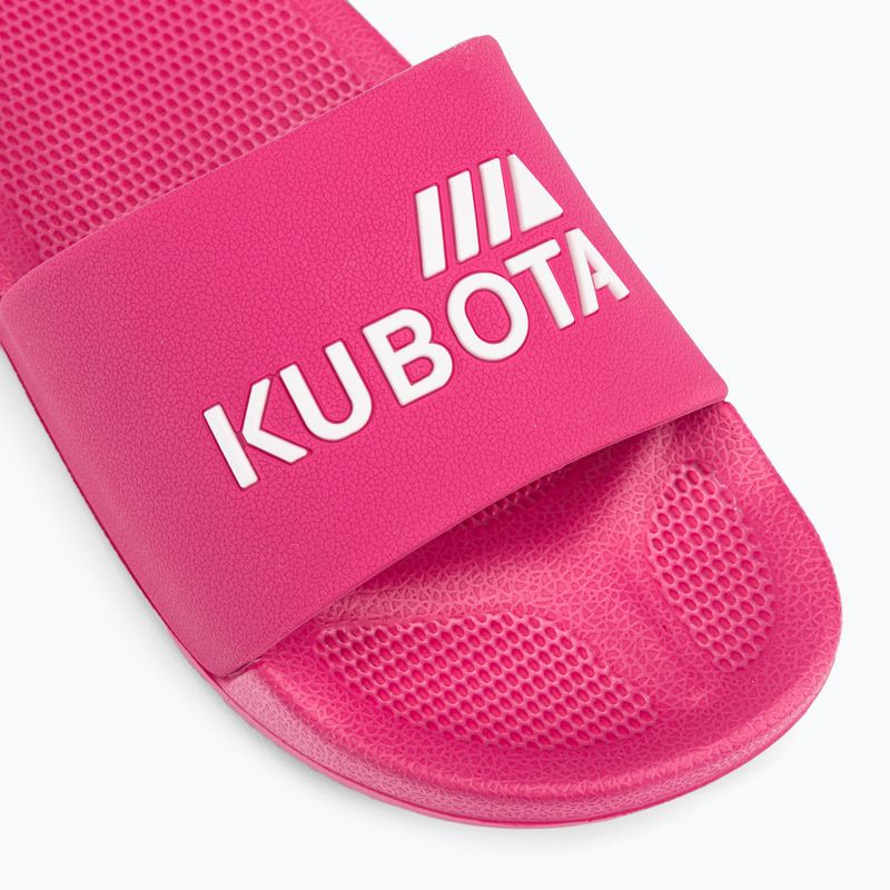 Klapki damskie Kubota Basic fuksjowy 7
