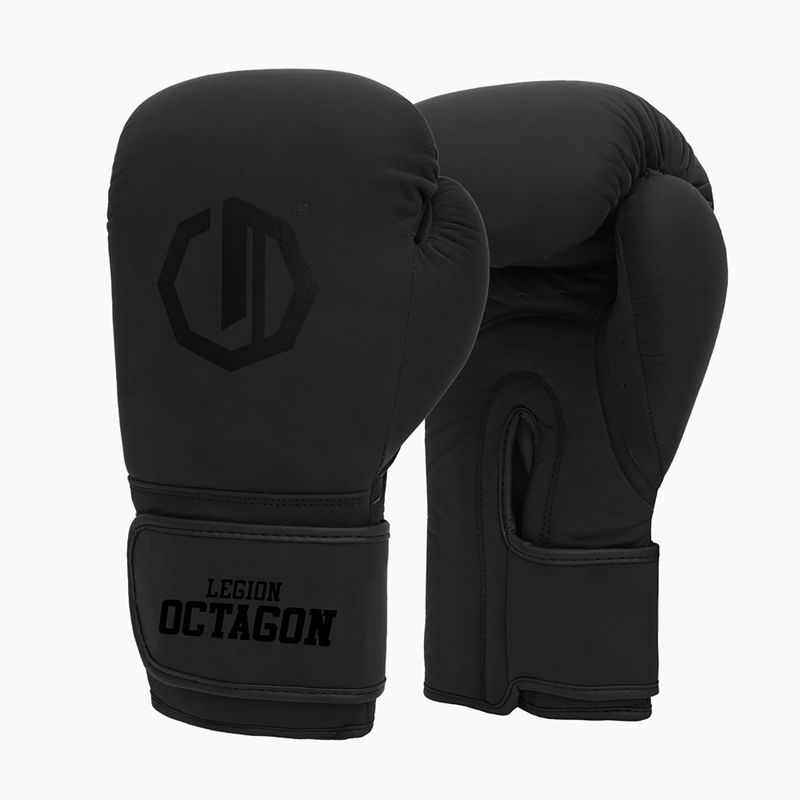 Rękawice bokserskie Octagon Legion Authority black 2