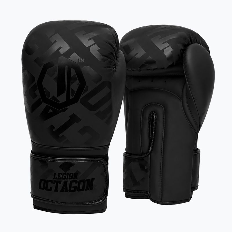 Rękawice bokserskie Octagon Legion Eclipse black 2