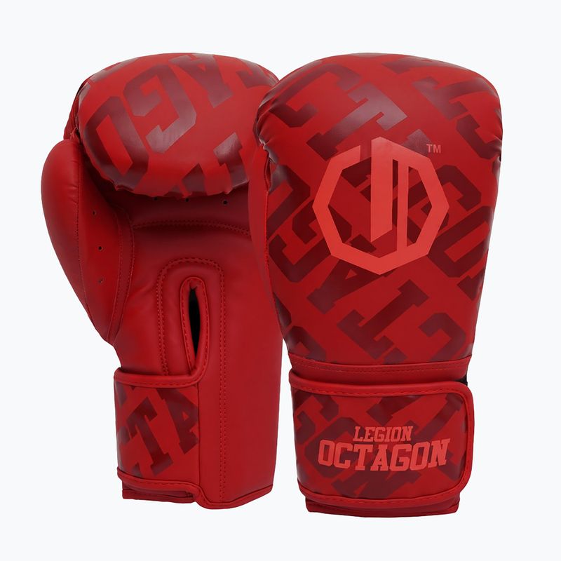 Rękawice bokserskie Octagon Legion Eclipse red