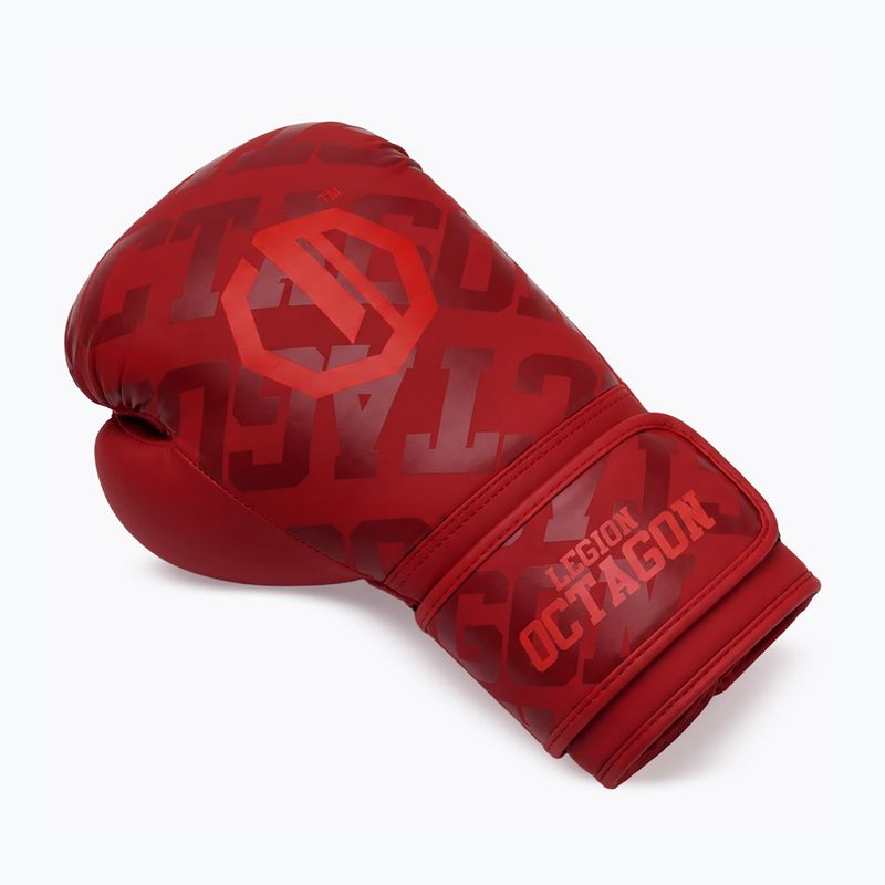 Rękawice bokserskie Octagon Legion Eclipse red 3