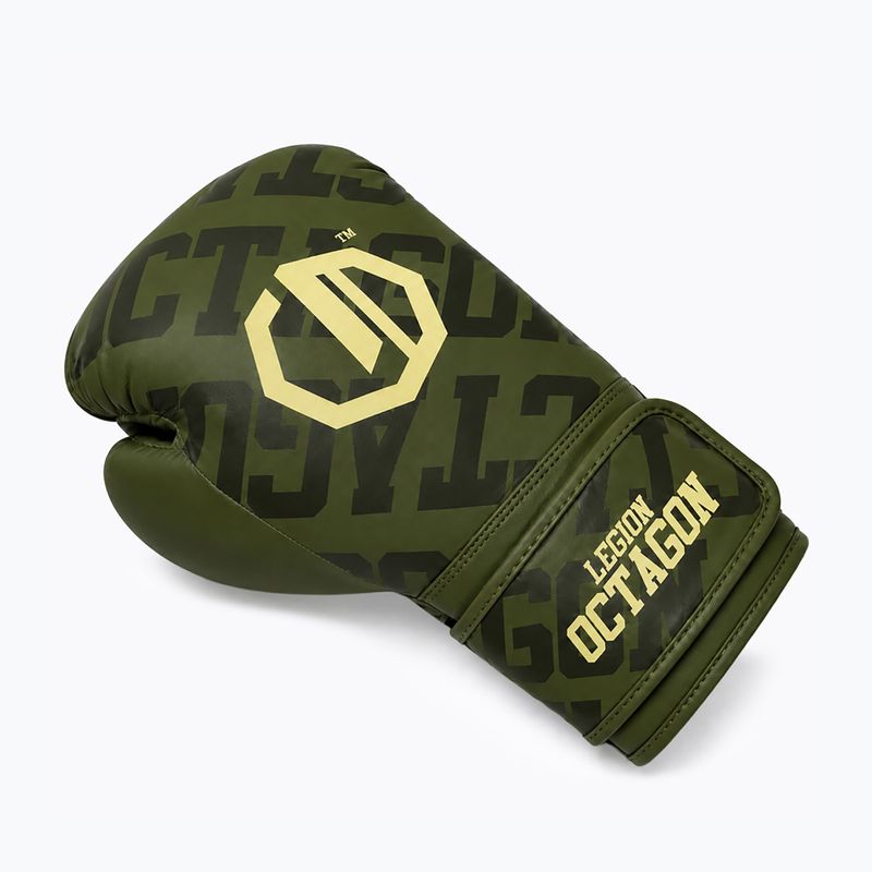 Rękawice bokserskie Octagon Legion Eclipse khaki 3