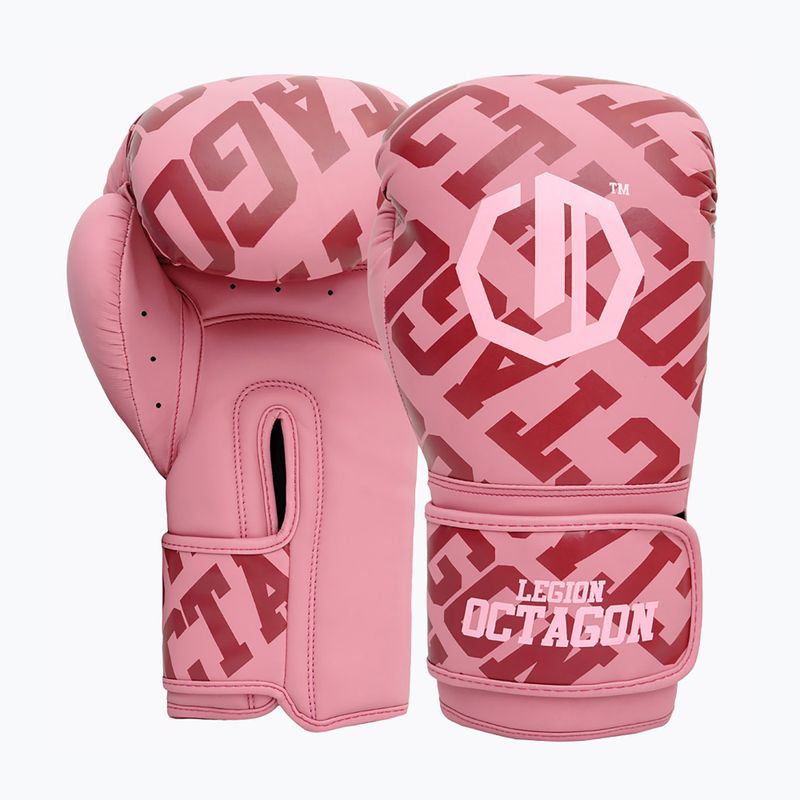 Rękawice bokserskie Octagon Legion Eclipse pink