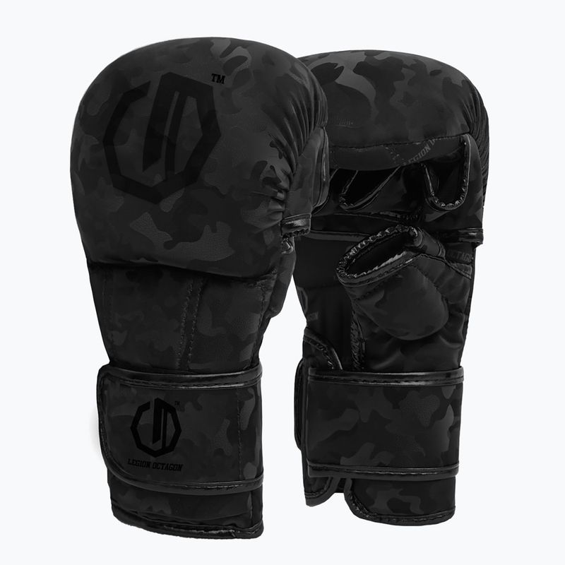 Rękawice sparingowe MMA Octagon Legion Shadow Strike MMA black 2
