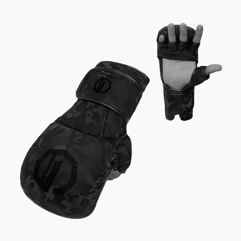 Rękawice sparingowe MMA Octagon Legion Shadow Strike MMA black 3