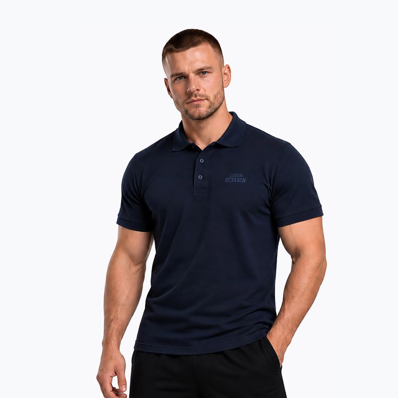 Koszulka polo męska Octagon Legion HFT Polo dark navy
