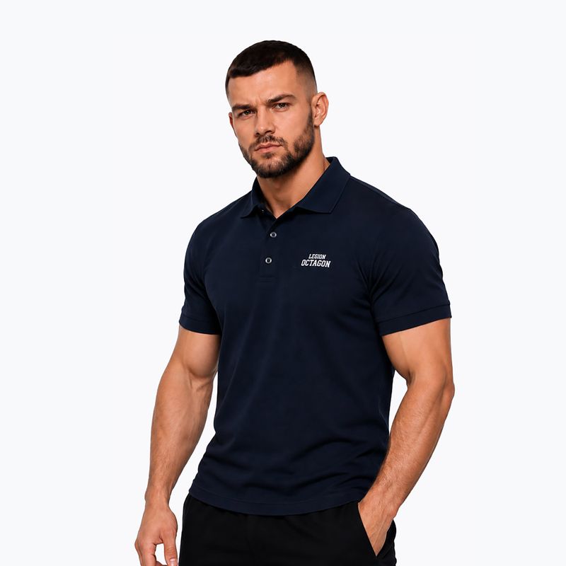 Koszulka polo męska Octagon Legion HFT Polo dark navy