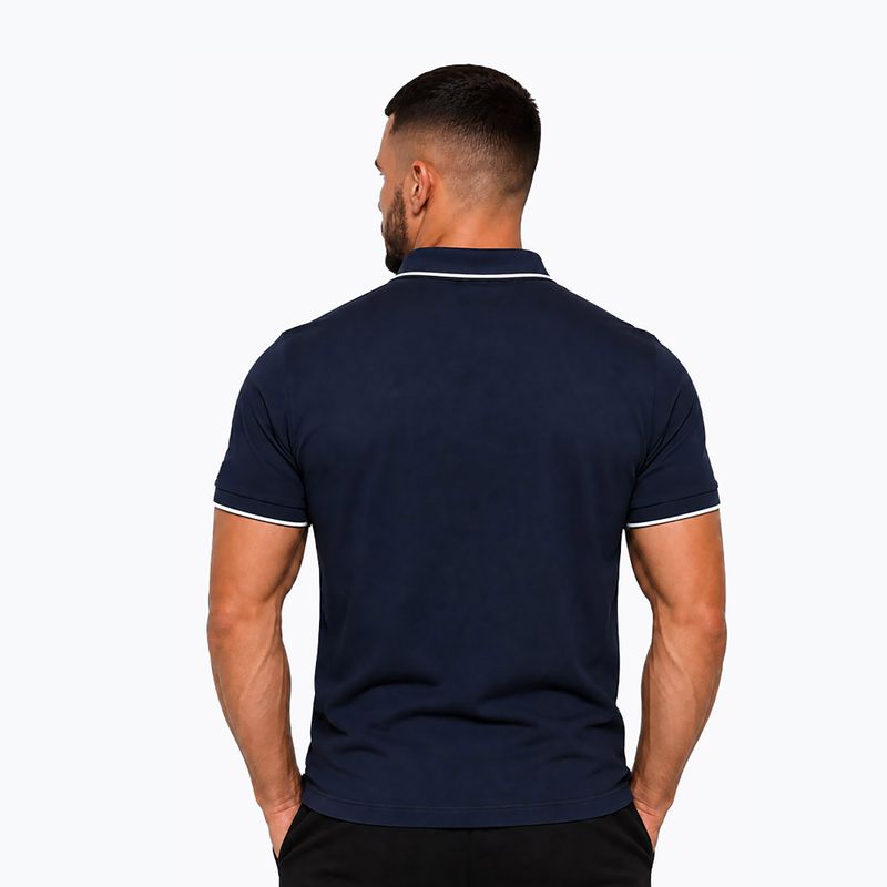 Koszulka polo męska Octagon Legion Tipped Small Logo 3D Polo dark navy 2