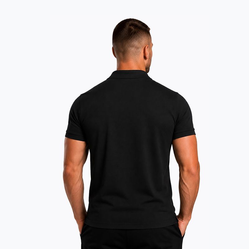 Koszulka polo męska Octagon Legion Small Logo 3D Polo black/white 2