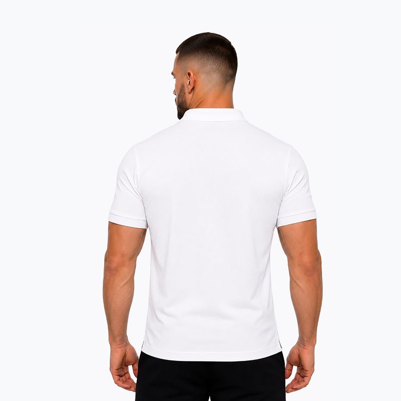 Koszulka polo męska Octagon Legion Small Logo 3D Polo white 2