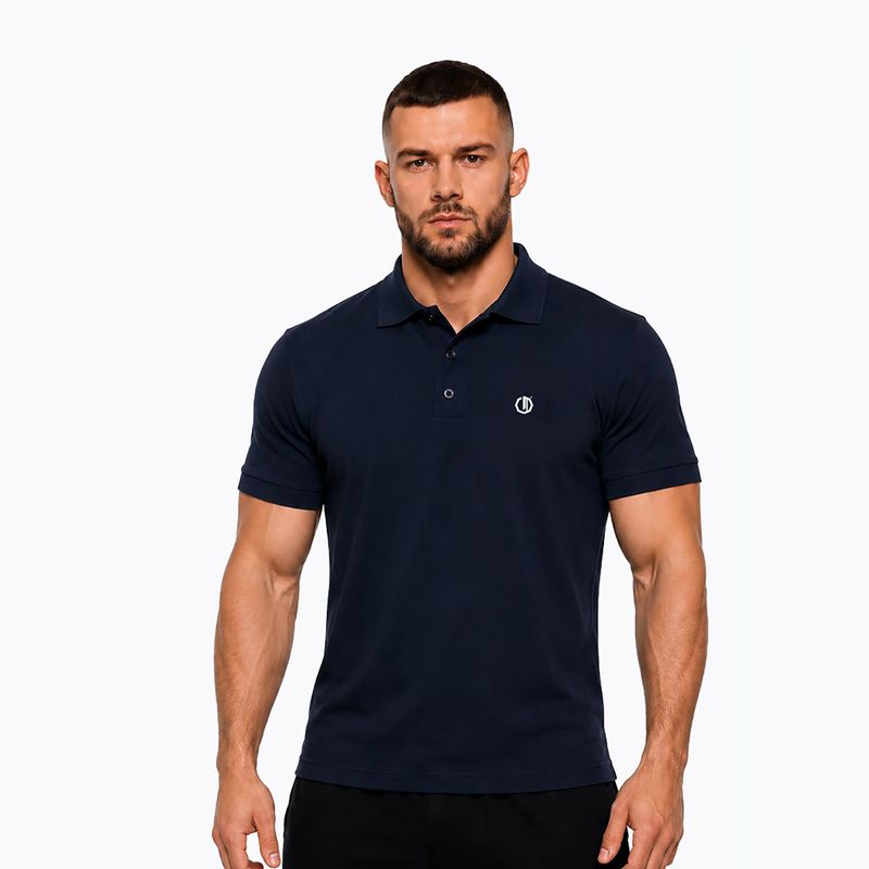 Koszulka polo męska Octagon Legion Small Logo 3D Polo dark navy
