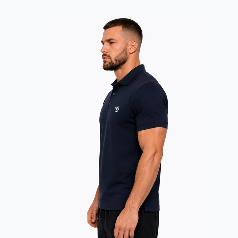 Koszulka polo męska Octagon Legion Small Logo 3D Polo dark navy 3