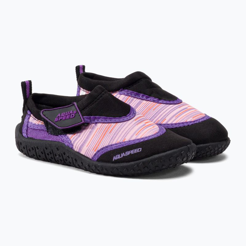 Buty do wody dziecięce AQUA-SPEED Aqua 2A czarne/różowe 5
