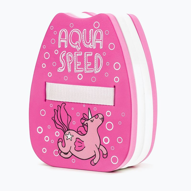 Deska do pływania dziecięca AQUA-SPEED Kiddie Unicorn różowa 4