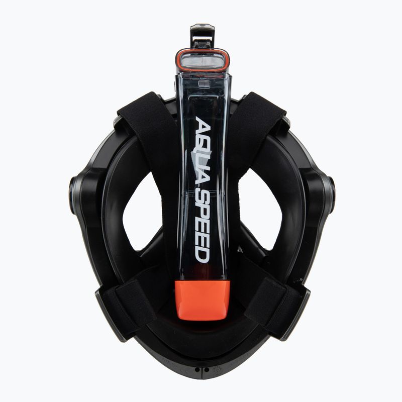 Maska pełnotwarzowa do snorkelingu AQUA-SPEED Spectra 2.0 czarna 4