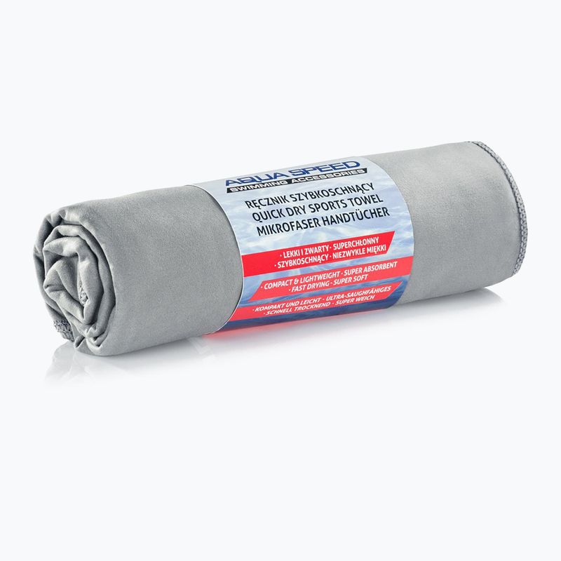 Ręcznik szybkoschnący AQUA-SPEED Dry Flat szary 2
