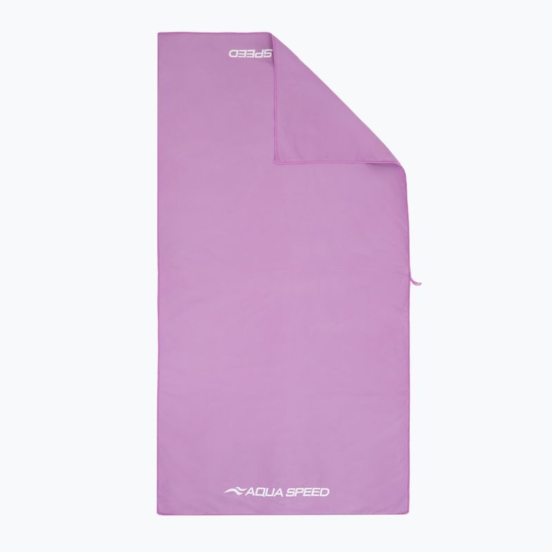 Ręcznik szybkoschnący AQUA-SPEED Dry Flat 70 x 140 cm fioletowy