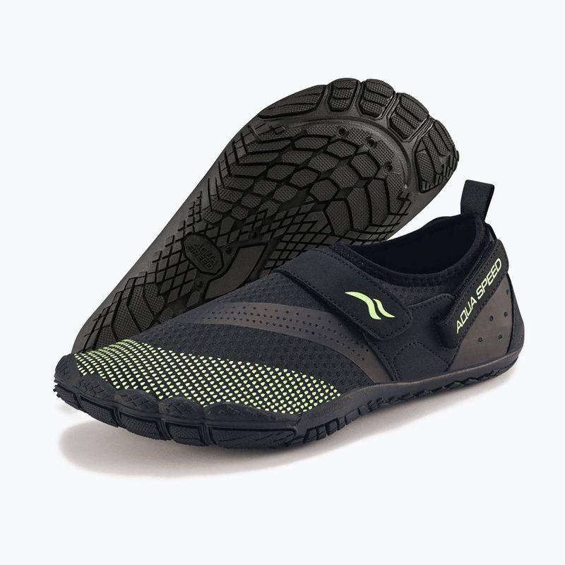 Buty do wody AQUA-SPEED Agama czarne/zielone 11