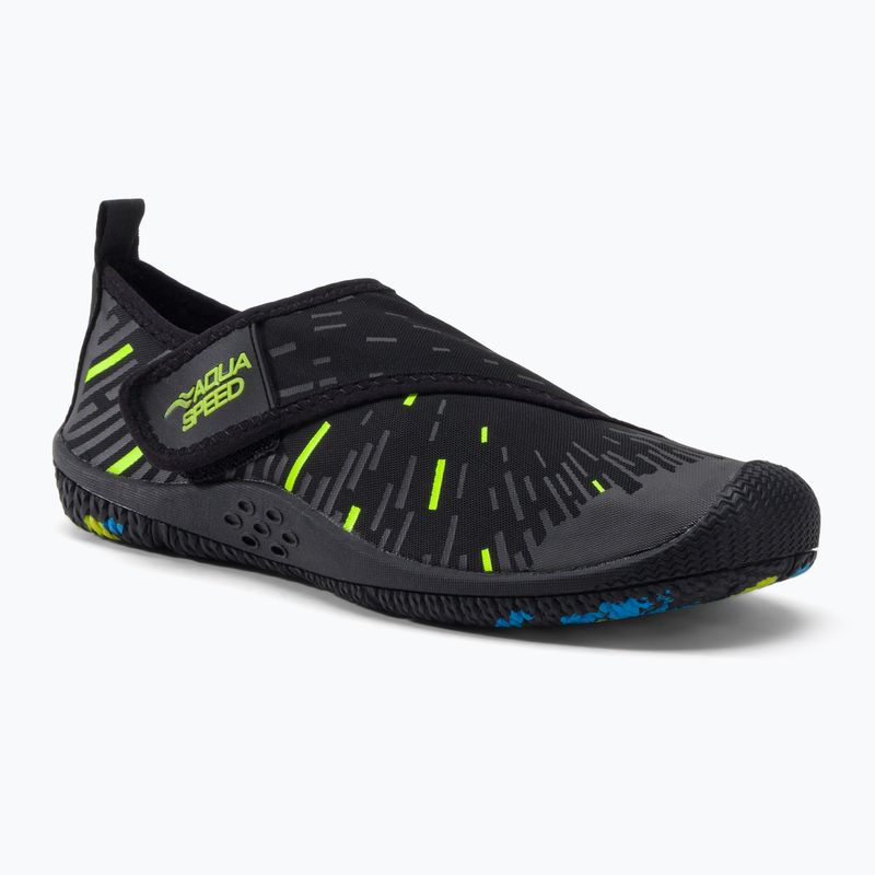 Buty do wody AQUA-SPEED Tegu czarne/zielone