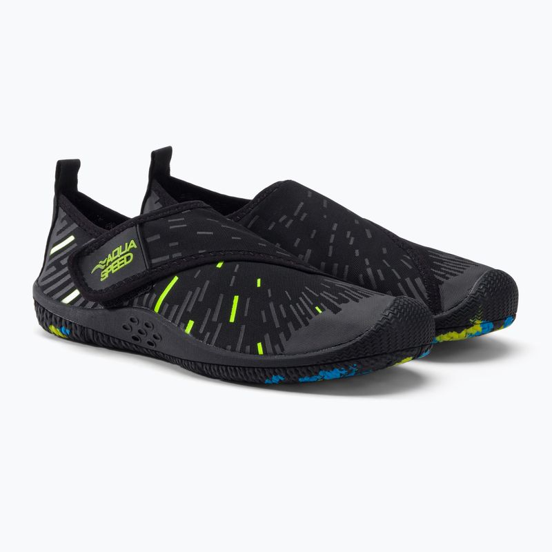Buty do wody AQUA-SPEED Tegu czarne/zielone 5