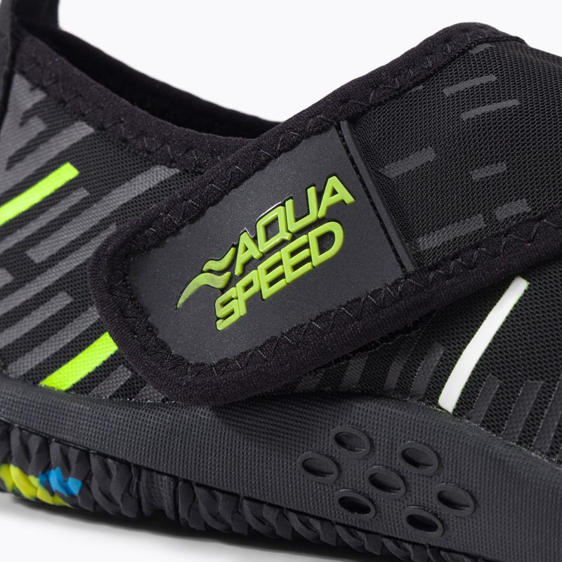 Buty do wody AQUA-SPEED Tegu czarne/zielone 7