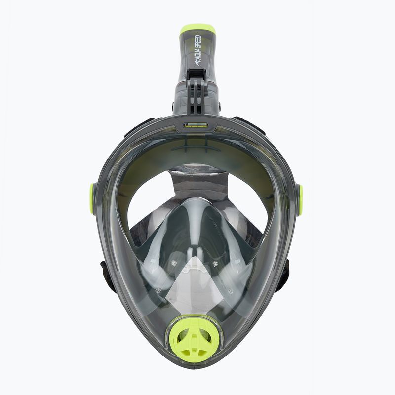 Maska pełnotwarzowa do snorkelingu AQUA-SPEED Spectra 2.0 czarna 2