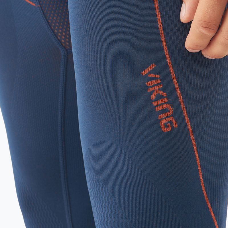 Komplet bielizny termoaktywnej męskiej Viking Primeone navy/orange 5