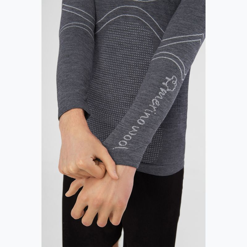 Bluza termoaktywna męska Viking Lan Pro dark grey/light grey 5