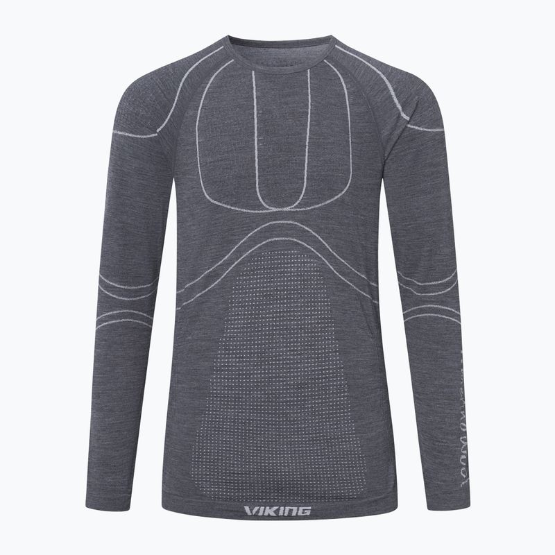 Longsleeve termoaktywny męski Viking Lan Pro dark grey/light grey 7