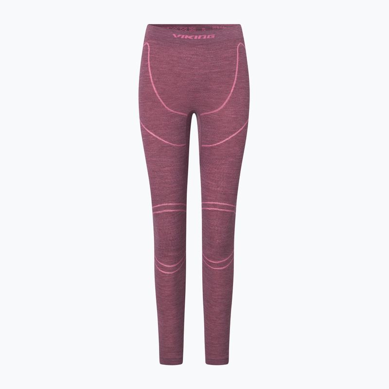 Komplet bielizny termoaktywnej damskiej Viking Lan Pro claret/light pink 3