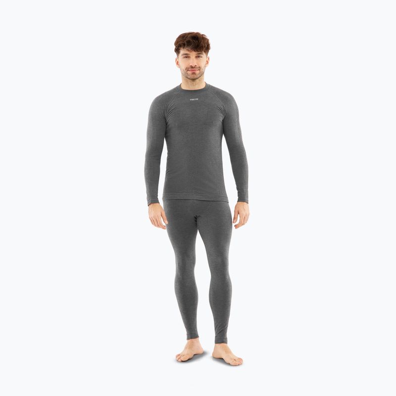 Bluza termoaktywna męska Viking Tende dark grey 2