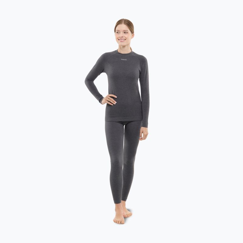 Komplet boielizny termoaktywnej damskiej Viking Tende dark grey