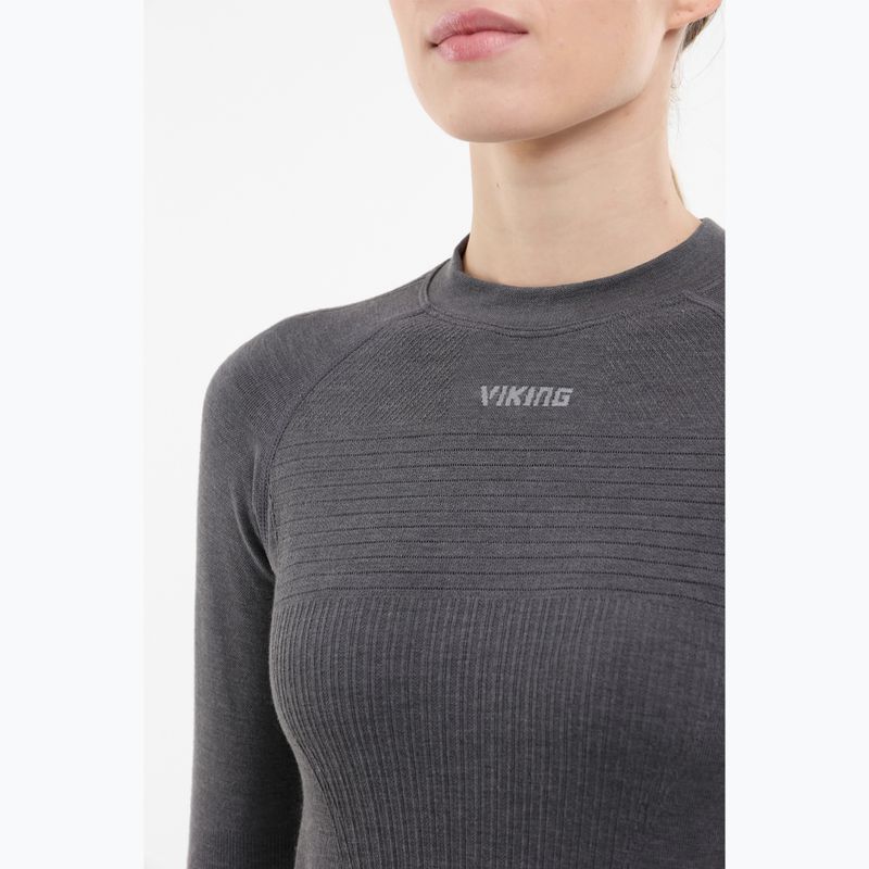 Bluza termoaktywna damska Viking Tende dark grey 4