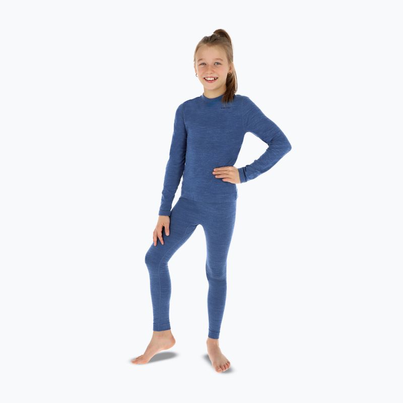 Komplet bielizny termoaktywnej dziecięcej Viking Flam light blue