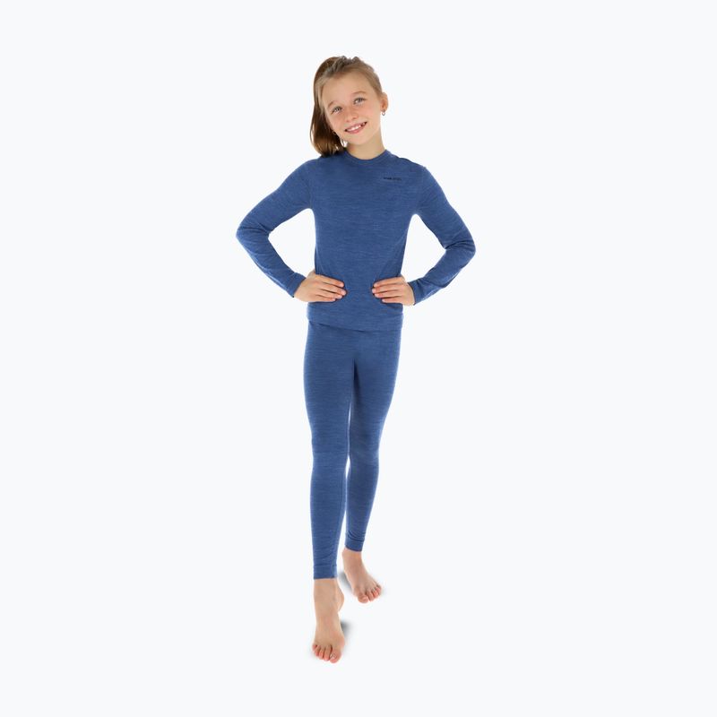 Komplet bielizny termoaktywnej dziecięcej Viking Flam light blue 2