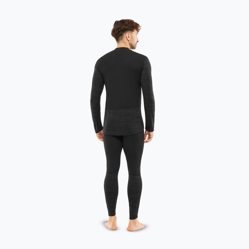 Komplet bielizny termoaktywnej męskiej Viking Novena black 2
